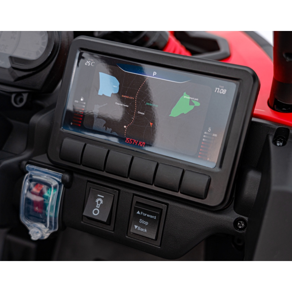 Elektrinis Buggy ATV CAN-AM Maverick, Red-Elektromobiliai vaikams, Keturračiai ir bagiai-e-vaikas