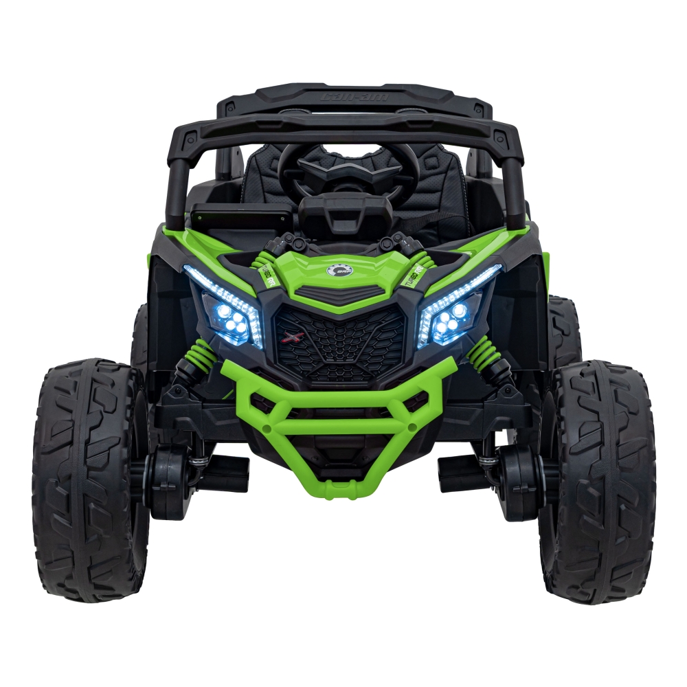 Elektrinis Buggy ATV CAN-AM Maverick, Green-Elektromobiliai vaikams, Keturračiai ir bagiai-e-vaikas