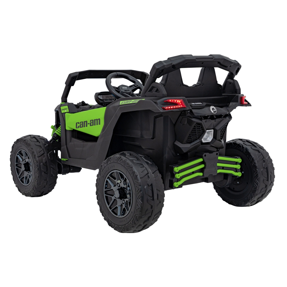 Elektrinis Buggy ATV CAN-AM Maverick, Green-Elektromobiliai vaikams, Keturračiai ir bagiai-e-vaikas