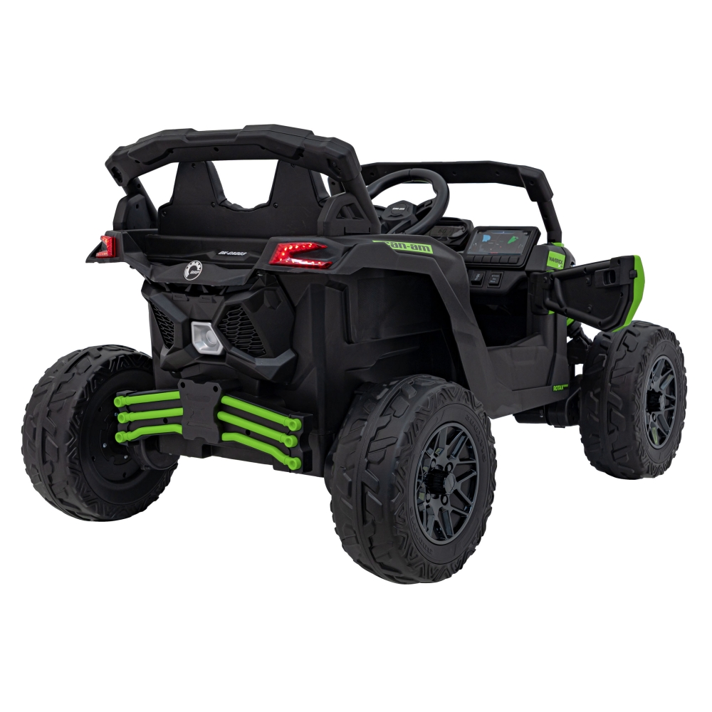 Elektrinis Buggy ATV CAN-AM Maverick, Green-Elektromobiliai vaikams, Keturračiai ir bagiai-e-vaikas