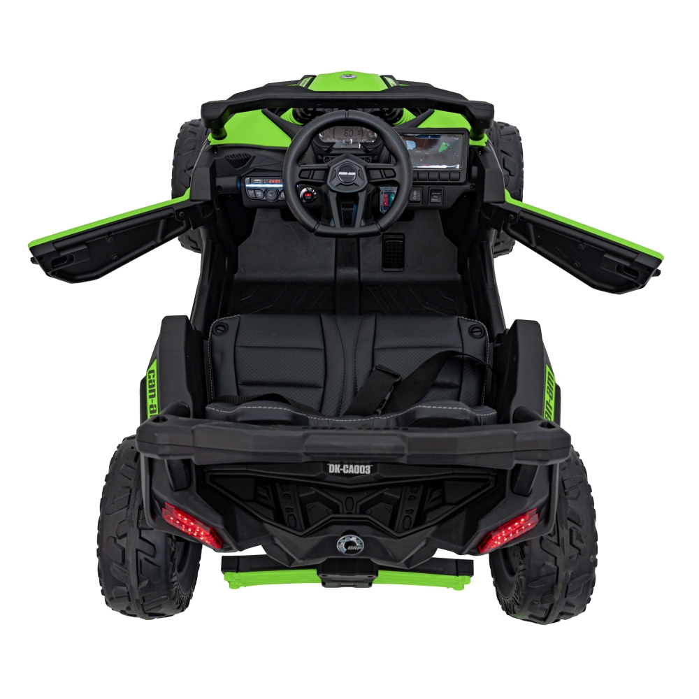 Elektrinis Buggy ATV CAN-AM Maverick, Green-Elektromobiliai vaikams, Keturračiai ir bagiai-e-vaikas