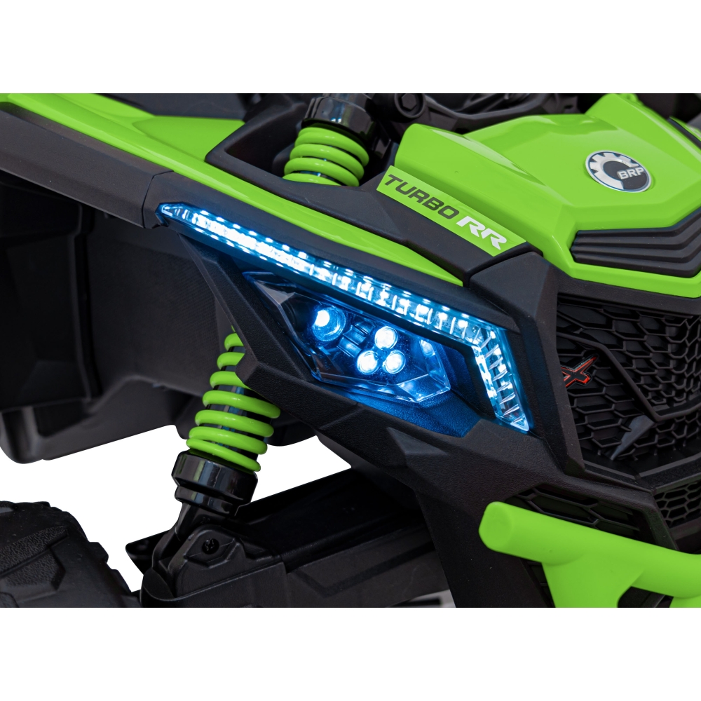 Elektrinis Buggy ATV CAN-AM Maverick, Green-Elektromobiliai vaikams, Keturračiai ir bagiai-e-vaikas