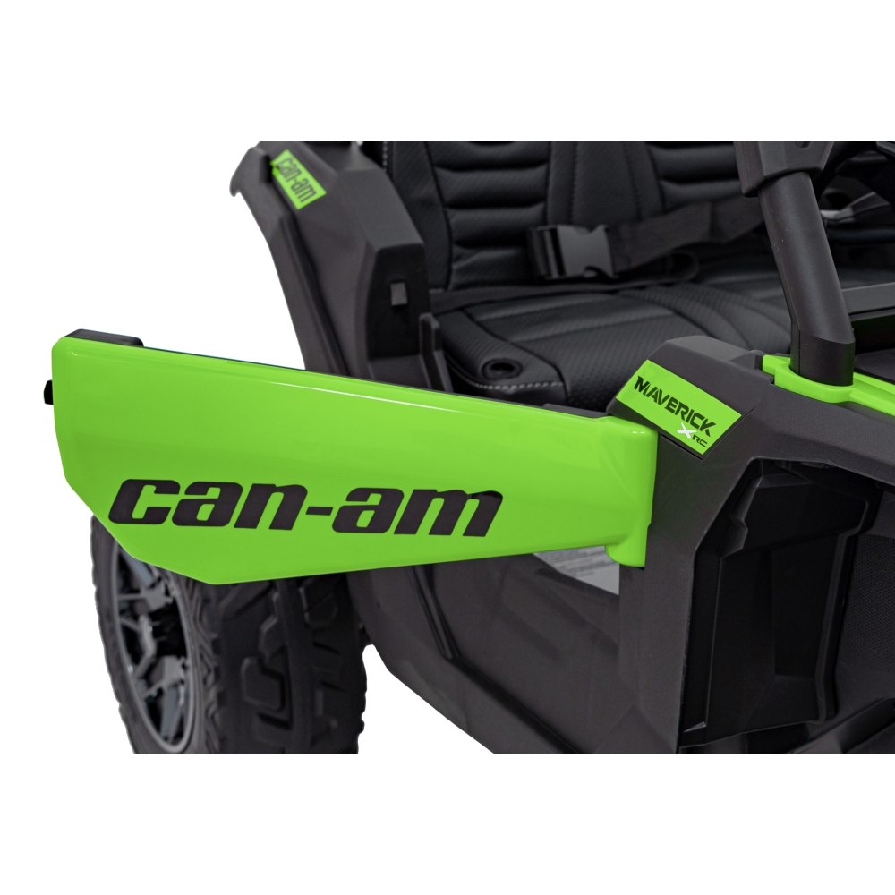 Elektrinis Buggy ATV CAN-AM Maverick, Green-Elektromobiliai vaikams, Keturračiai ir bagiai-e-vaikas