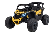 Elektrinis Buggy ATV CAN-AM Maverick, Yellow-Elektromobiliai vaikams, Keturračiai ir bagiai-e-vaikas
