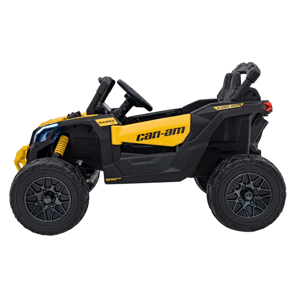 Elektrinis Buggy ATV CAN-AM Maverick, Yellow-Elektromobiliai vaikams, Keturračiai ir bagiai-e-vaikas