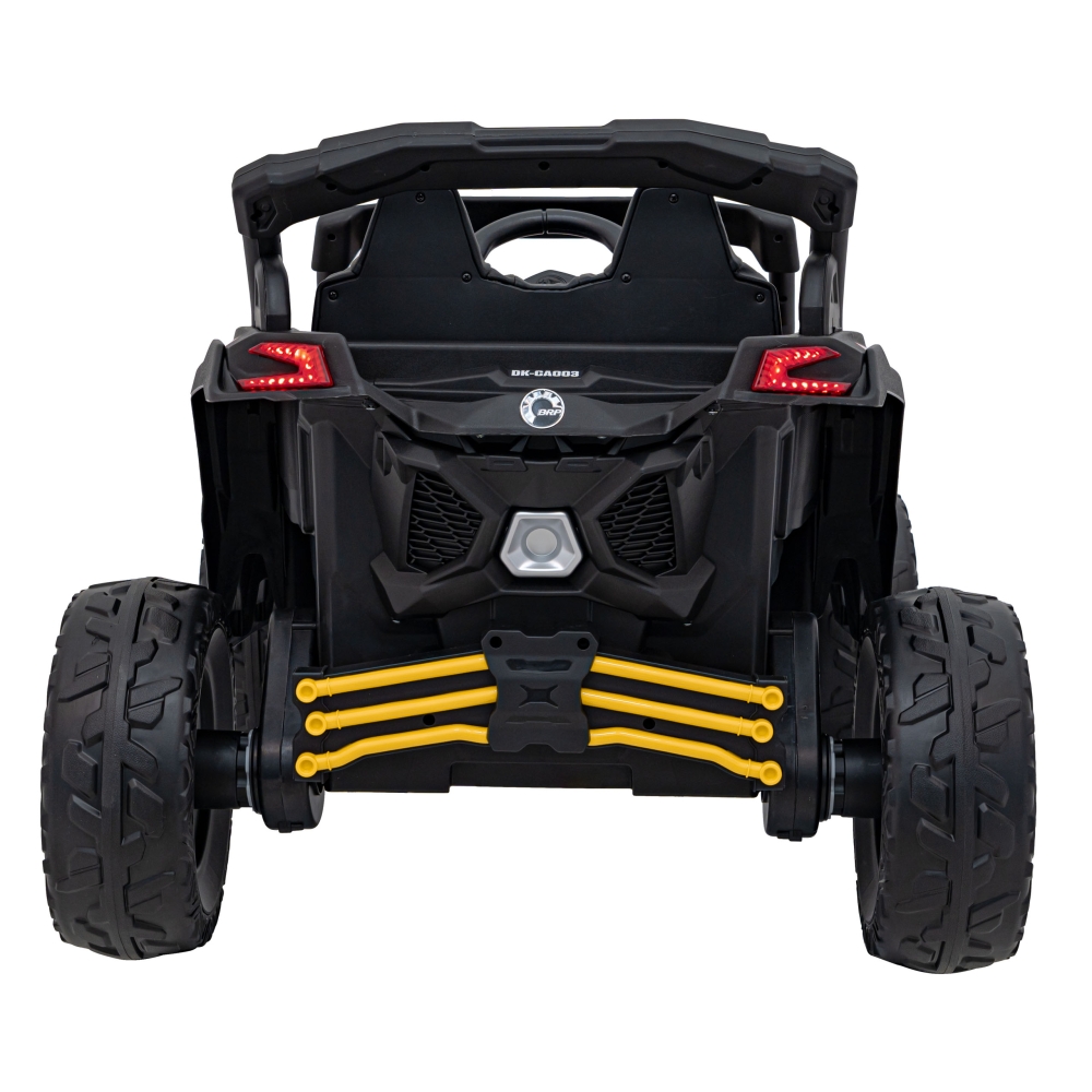 Elektrinis Buggy ATV CAN-AM Maverick, Yellow-Elektromobiliai vaikams, Keturračiai ir bagiai-e-vaikas