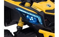 Elektrinis Buggy ATV CAN-AM Maverick, Yellow-Elektromobiliai vaikams, Keturračiai ir bagiai-e-vaikas