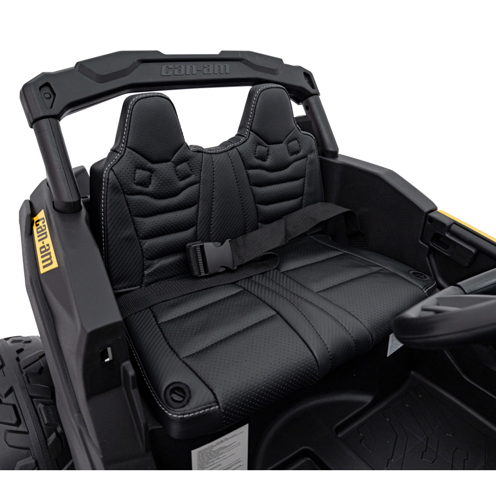 Elektrinis Buggy ATV CAN-AM Maverick, Yellow-Elektromobiliai vaikams, Keturračiai ir bagiai-e-vaikas