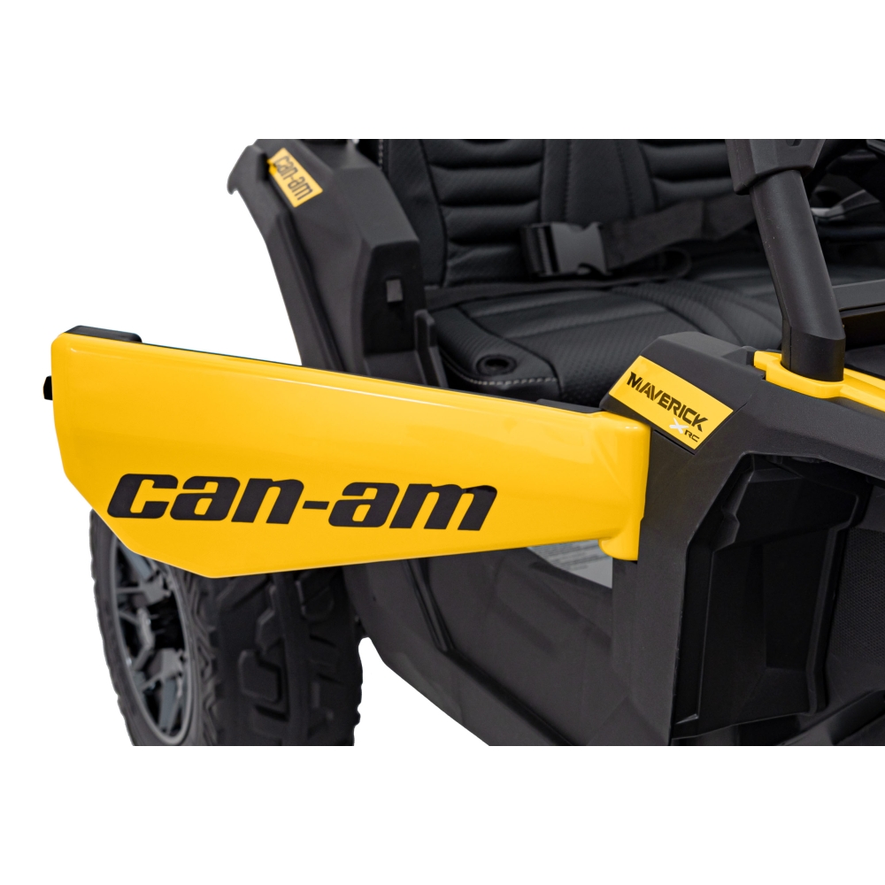 Elektrinis Buggy ATV CAN-AM Maverick, Yellow-Elektromobiliai vaikams, Keturračiai ir bagiai-e-vaikas