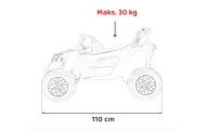 Elektrinis Buggy ATV CAN-AM Maverick, Yellow-Elektromobiliai vaikams, Keturračiai ir bagiai-e-vaikas