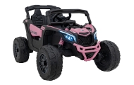 Elektrinis Buggy ATV CAN-AM Maverick, Pink-Elektromobiliai vaikams, Keturračiai ir bagiai-e-vaikas
