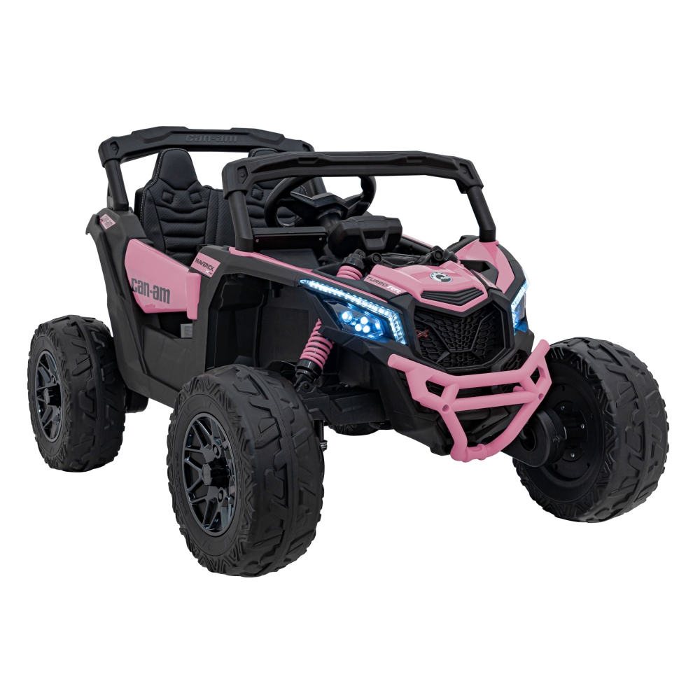 Elektrinis Buggy ATV CAN-AM Maverick, Pink-Elektromobiliai vaikams, Keturračiai ir bagiai-e-vaikas