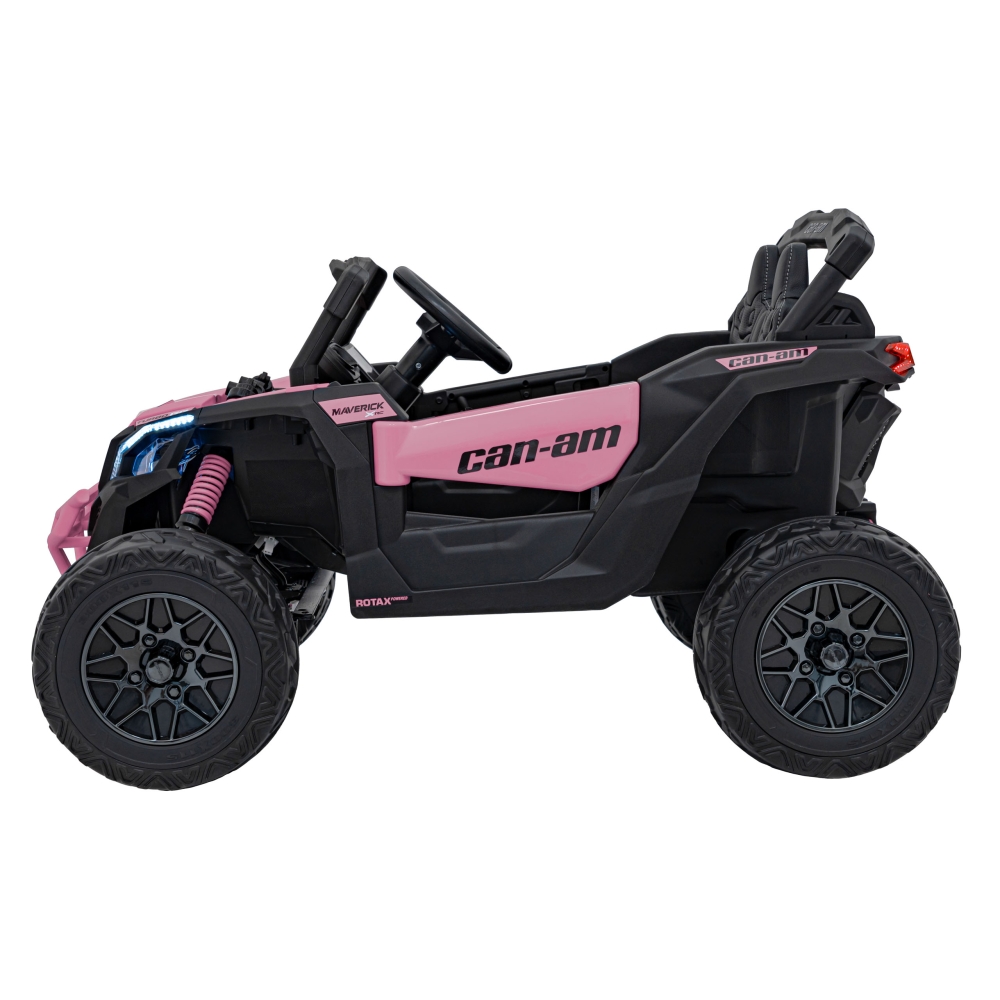 Elektrinis Buggy ATV CAN-AM Maverick, Pink-Elektromobiliai vaikams, Keturračiai ir bagiai-e-vaikas
