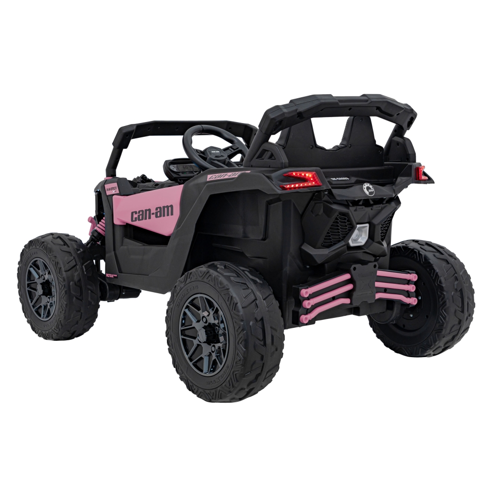 Elektrinis Buggy ATV CAN-AM Maverick, Pink-Elektromobiliai vaikams, Keturračiai ir bagiai-e-vaikas