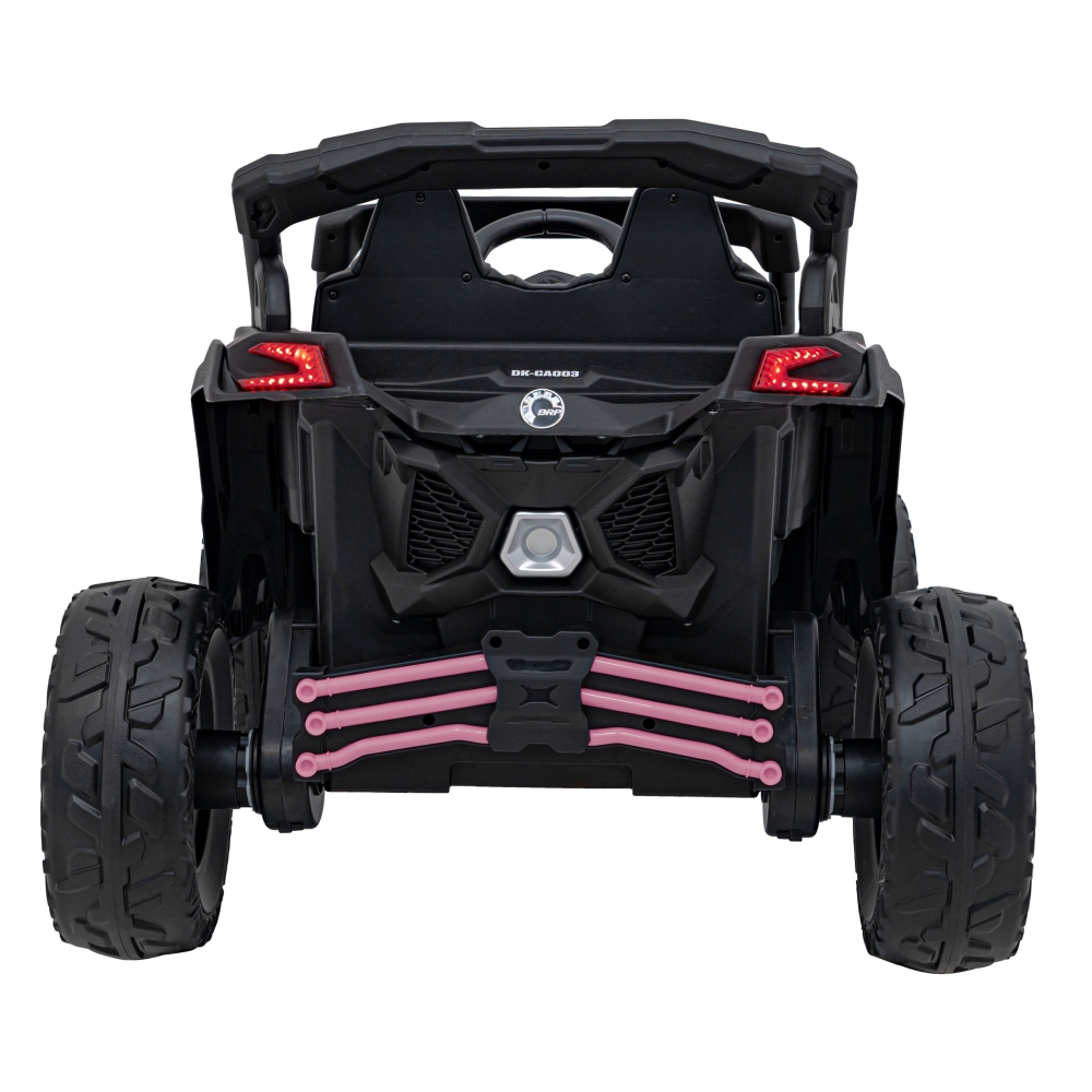Elektrinis Buggy ATV CAN-AM Maverick, Pink-Elektromobiliai vaikams, Keturračiai ir bagiai-e-vaikas