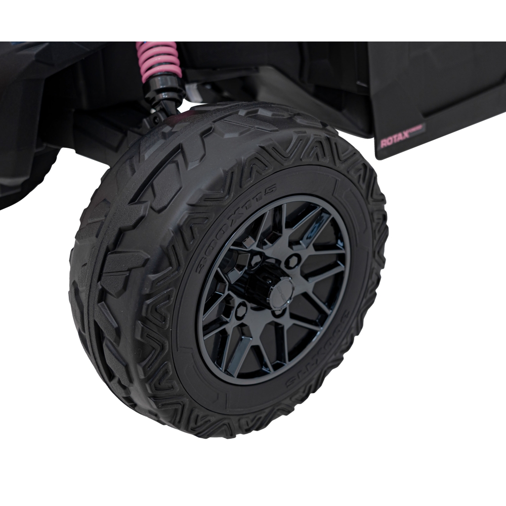 Elektrinis Buggy ATV CAN-AM Maverick, Pink-Elektromobiliai vaikams, Keturračiai ir bagiai-e-vaikas