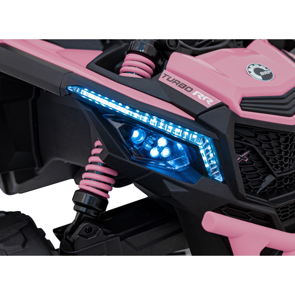 Elektrinis Buggy ATV CAN-AM Maverick, Pink-Elektromobiliai vaikams, Keturračiai ir bagiai-e-vaikas