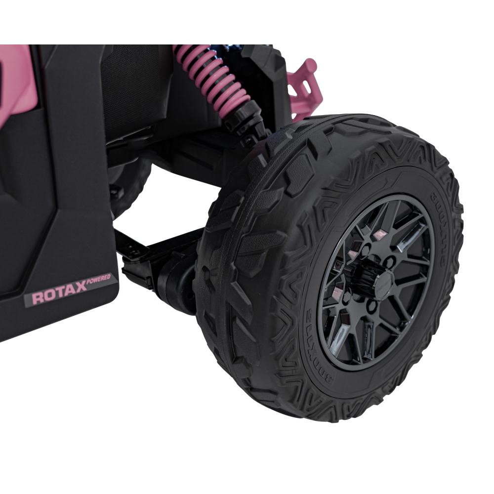Elektrinis Buggy ATV CAN-AM Maverick, Pink-Elektromobiliai vaikams, Keturračiai ir bagiai-e-vaikas