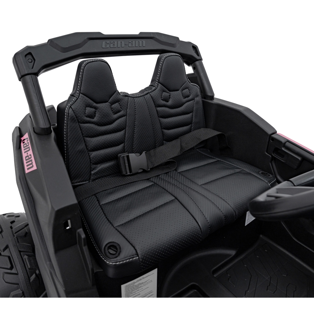 Elektrinis Buggy ATV CAN-AM Maverick, Pink-Elektromobiliai vaikams, Keturračiai ir bagiai-e-vaikas