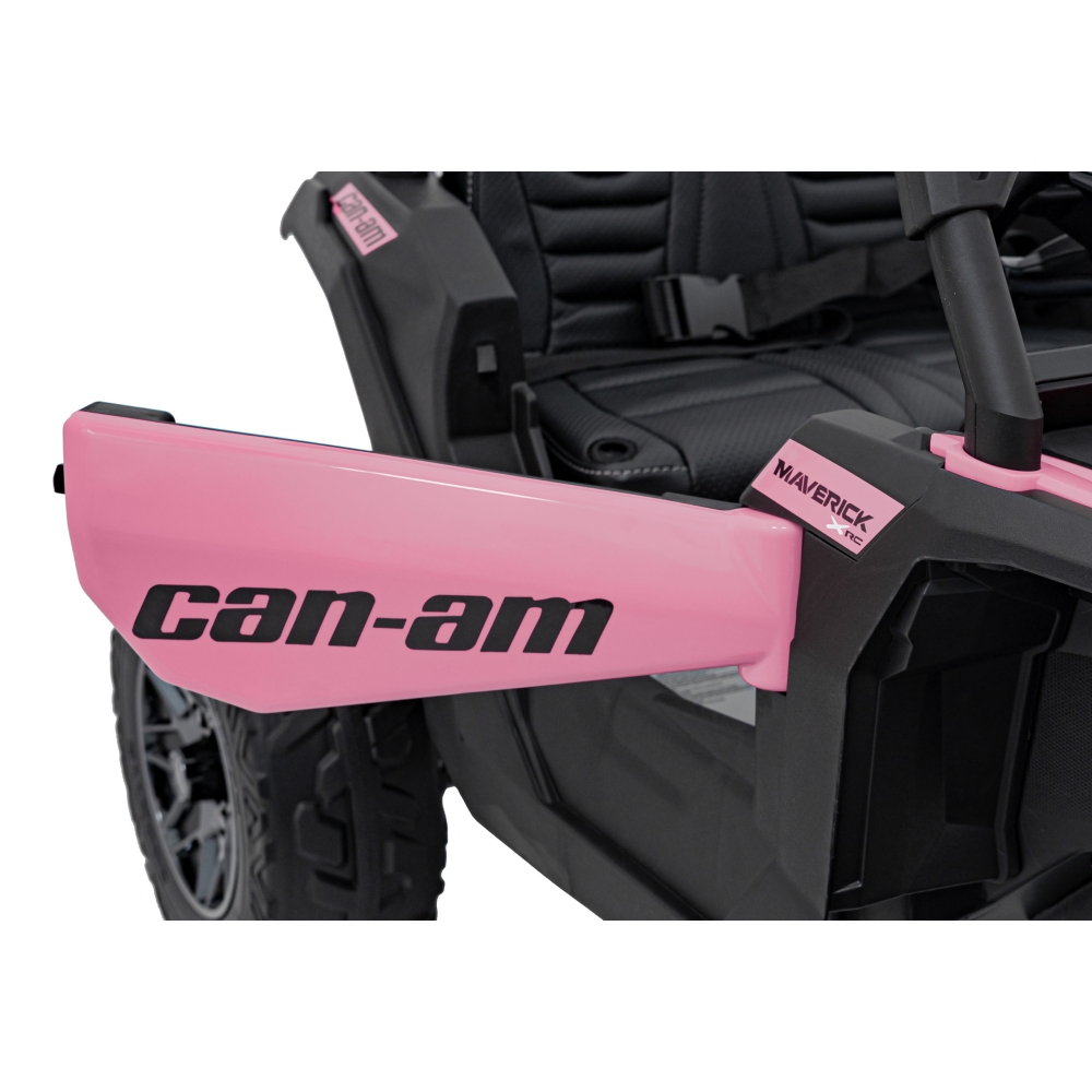 Elektrinis Buggy ATV CAN-AM Maverick, Pink-Elektromobiliai vaikams, Keturračiai ir bagiai-e-vaikas