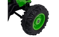 Koparka Traktor na akumulator dla dzieci Zielony + Ruchome Ramię Łyżka + Pilot + Wolny Start + Radio FM + LED