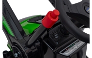 Koparka Traktor na akumulator dla dzieci Zielony + Ruchome Ramię Łyżka + Pilot + Wolny Start + Radio FM + LED