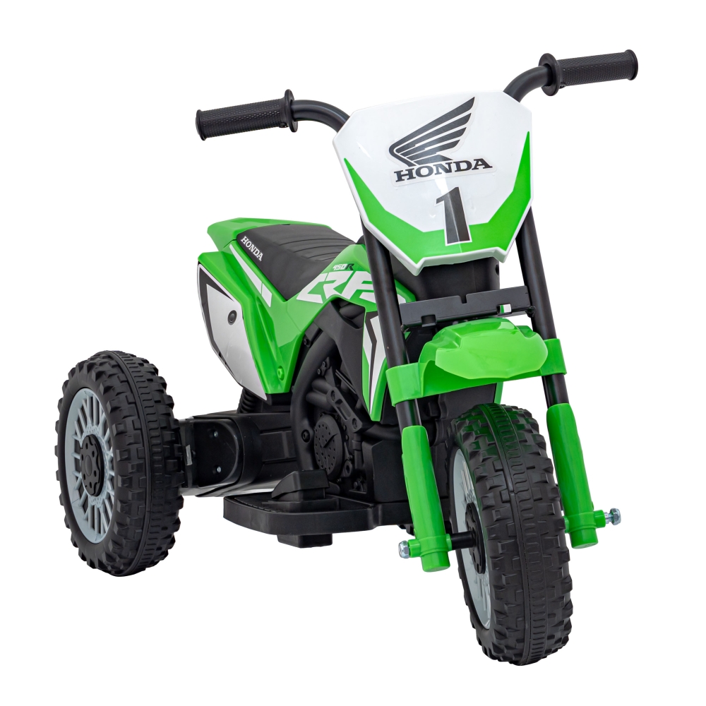 Elektrinis motociklas Honda Cross CRF 450R, Green-Elektromobiliai vaikams, Motociklai-e-vaikas