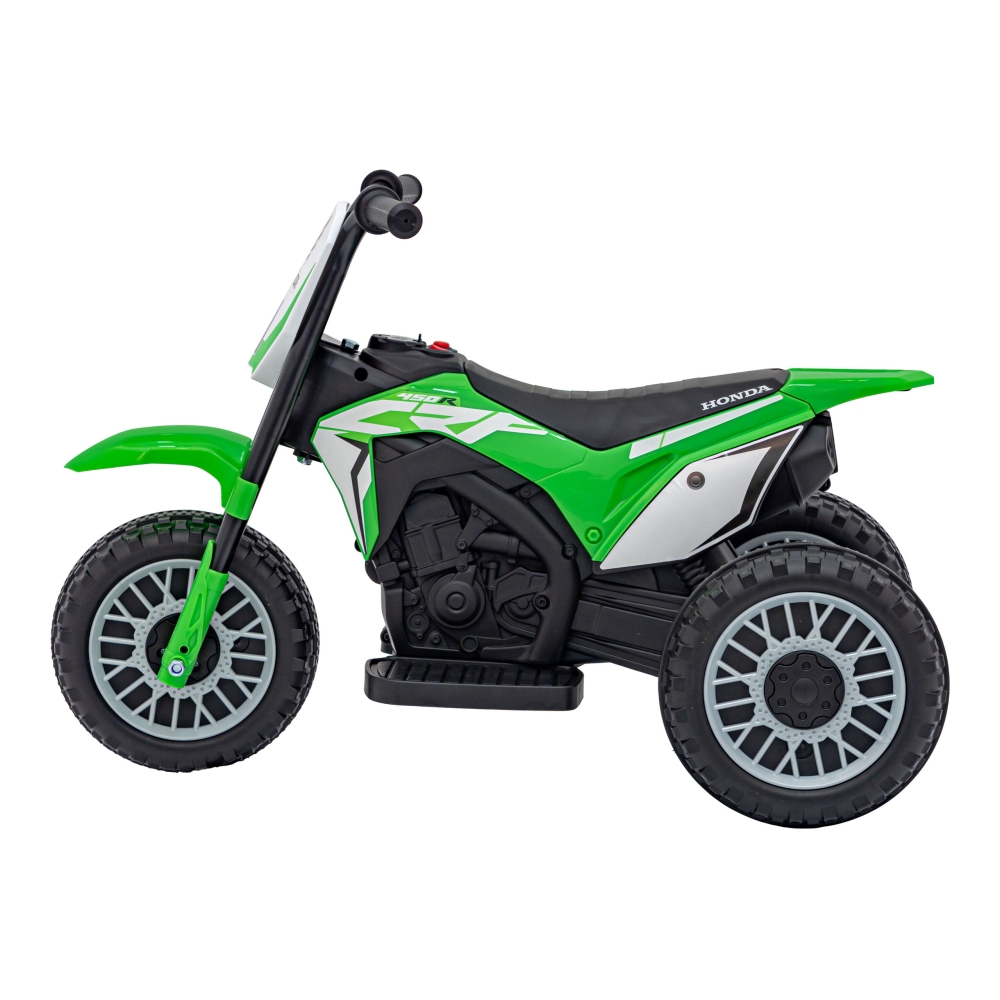 Elektrinis motociklas Honda Cross CRF 450R, Green-Elektromobiliai vaikams, Motociklai-e-vaikas