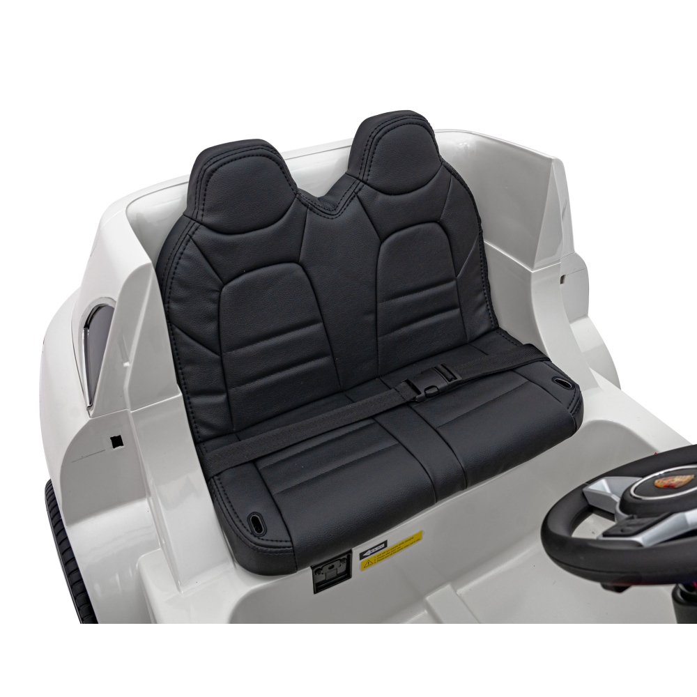 Elektromobilis Porsche Cayenne S, lakuotas baltas-Elektromobiliai vaikams, Visureigiai-e-vaikas
