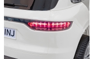 Elektromobilis Porsche Cayenne S, lakuotas baltas-Elektromobiliai vaikams, Visureigiai-e-vaikas