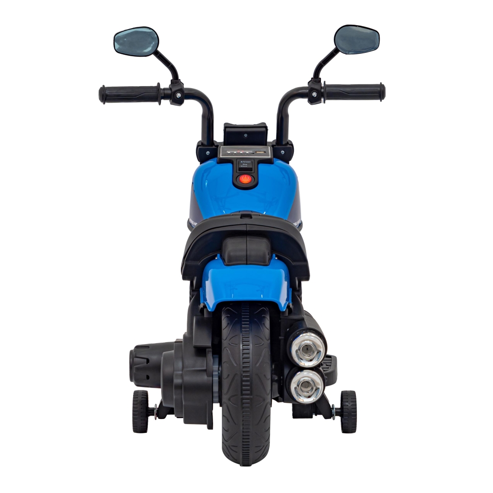 Elektrinis motociklas Chopper FASTER, Blue-Elektromobiliai vaikams, Motociklai-e-vaikas