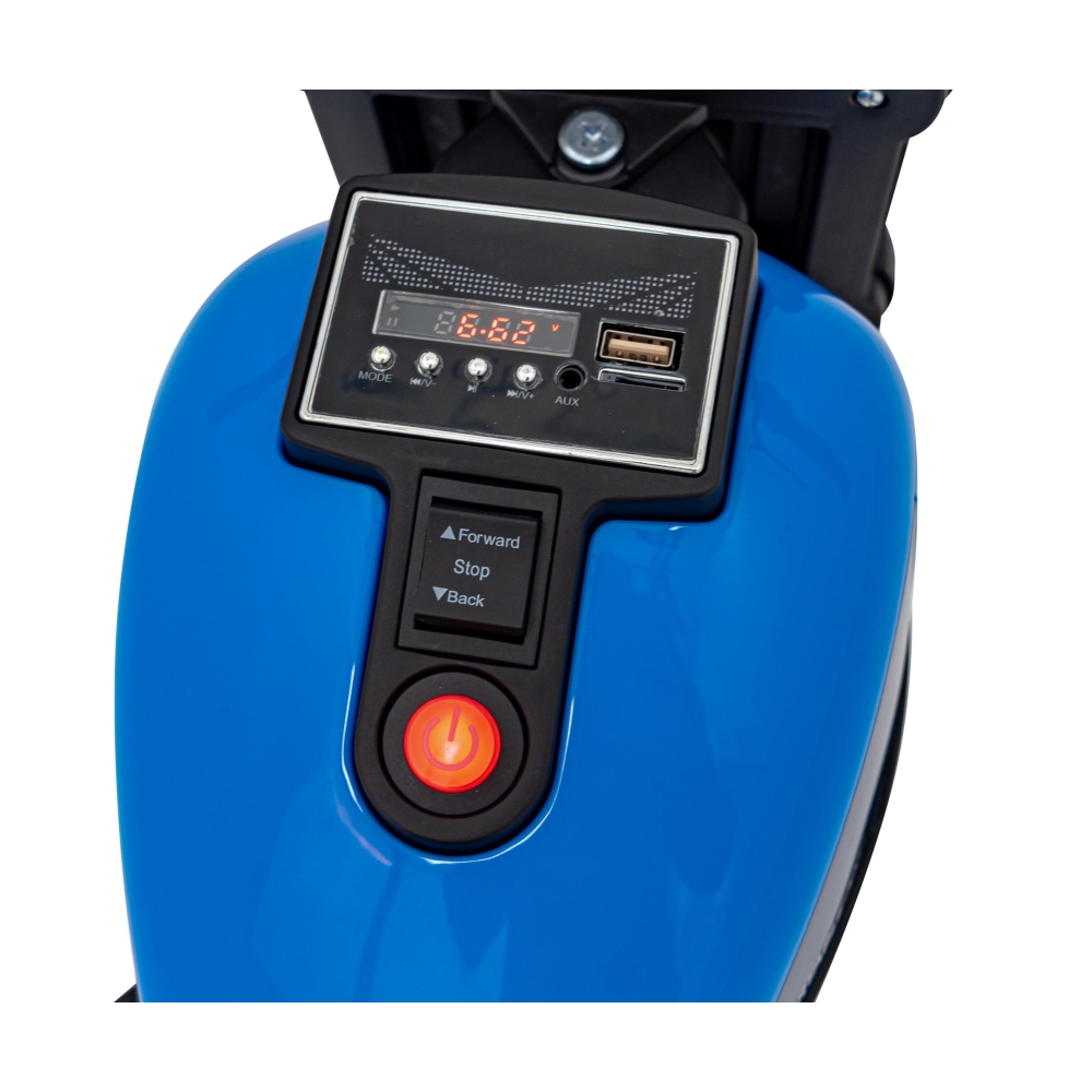 Elektrinis motociklas Chopper FASTER, Blue-Elektromobiliai vaikams, Motociklai-e-vaikas