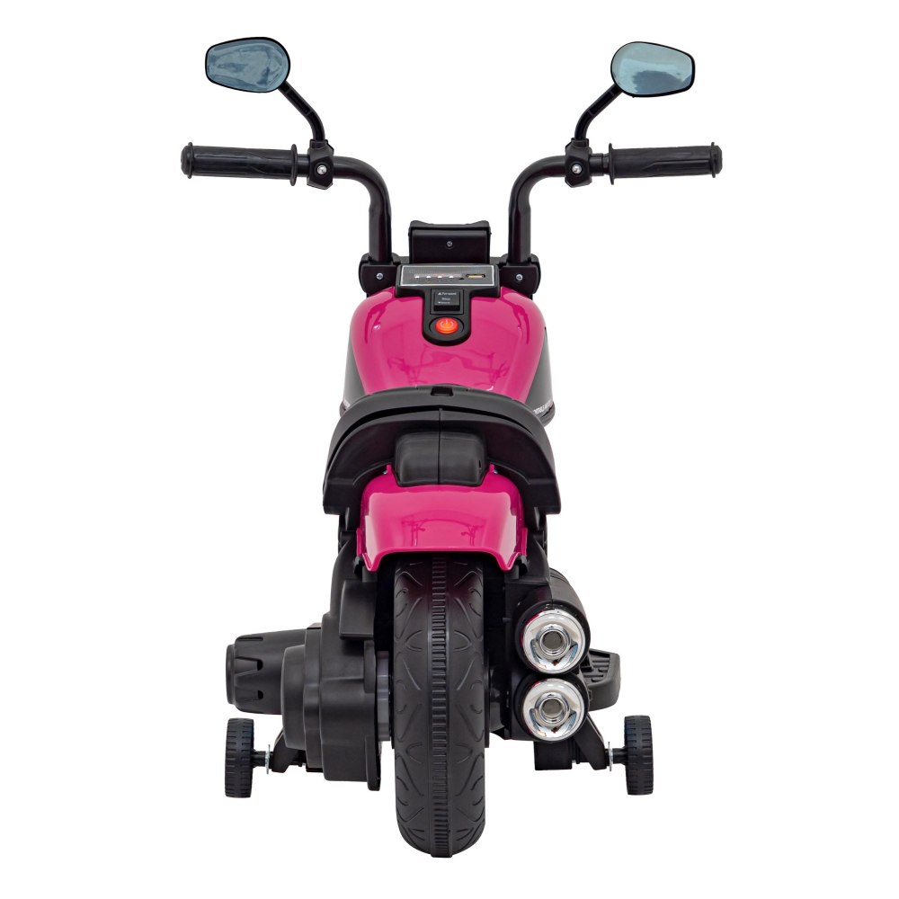 Elektrinis motociklas Chopper FASTER, Pink-Elektromobiliai vaikams, Motociklai-e-vaikas