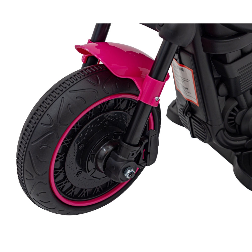 Elektrinis motociklas Chopper FASTER, Pink-Elektromobiliai vaikams, Motociklai-e-vaikas