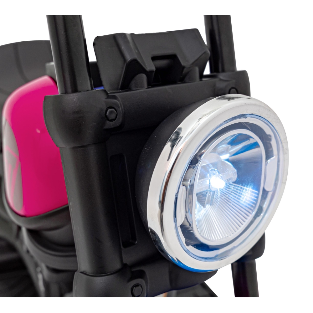Elektrinis motociklas Chopper FASTER, Pink-Elektromobiliai vaikams, Motociklai-e-vaikas
