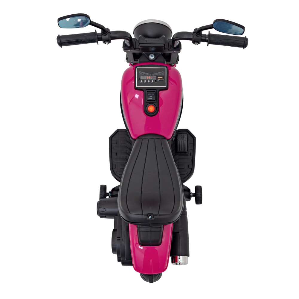 Elektrinis motociklas Chopper FASTER, Pink-Elektromobiliai vaikams, Motociklai-e-vaikas