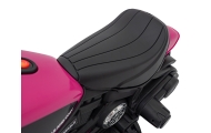 Motorek Chopper FASTER na akumulator dla dzieci Różowy + Radio FM + Panel audio + LED