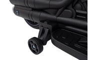 Motorek Chopper FASTER na akumulator dla dzieci Czerwony + Radio FM + Panel audio + LED