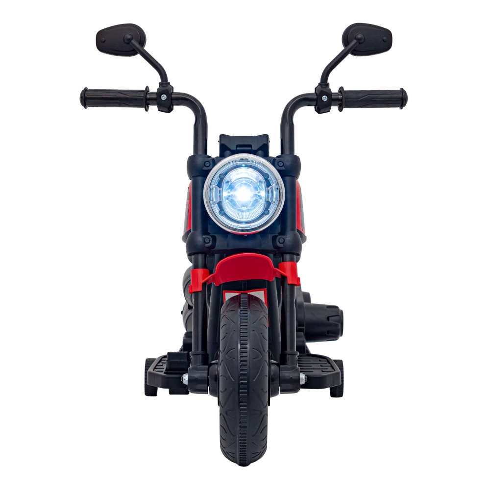 Elektrinis motociklas Chopper FASTER, Red-Elektromobiliai vaikams, Motociklai-e-vaikas