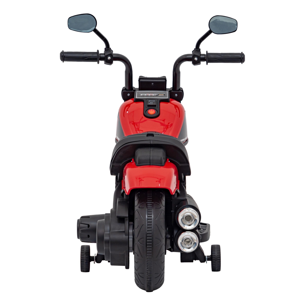 Elektrinis motociklas Chopper FASTER, Red-Elektromobiliai vaikams, Motociklai-e-vaikas