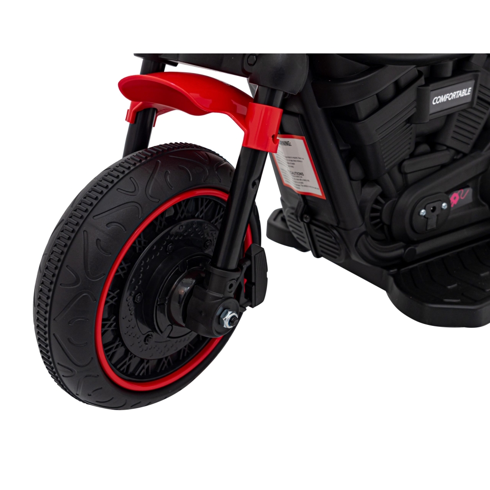 Elektrinis motociklas Chopper FASTER, Red-Elektromobiliai vaikams, Motociklai-e-vaikas