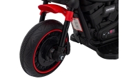 Motorek Chopper FASTER na akumulator dla dzieci Czerwony + Radio FM + Panel audio + LED
