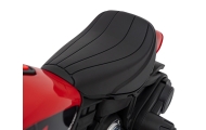 Motorek Chopper FASTER na akumulator dla dzieci Czerwony + Radio FM + Panel audio + LED