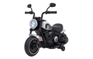 Elektrinis motociklas Chopper FASTER, White-Elektromobiliai vaikams, Motociklai-e-vaikas