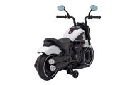 Elektrinis motociklas Chopper FASTER, White-Elektromobiliai vaikams, Motociklai-e-vaikas