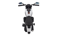 Motorek Chopper FASTER na akumulator dla dzieci Biały + Radio FM + Panel audio + LED