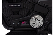 Elektrinis motociklas Chopper FASTER, White-Elektromobiliai vaikams, Motociklai-e-vaikas