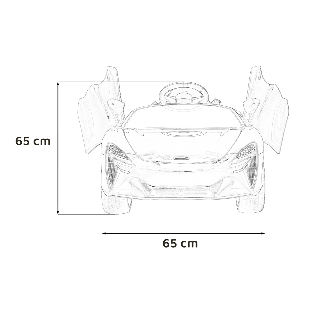 Elektromobilis Mclaren Arthur, Red-Elektromobiliai vaikams, Mašinos-e-vaikas