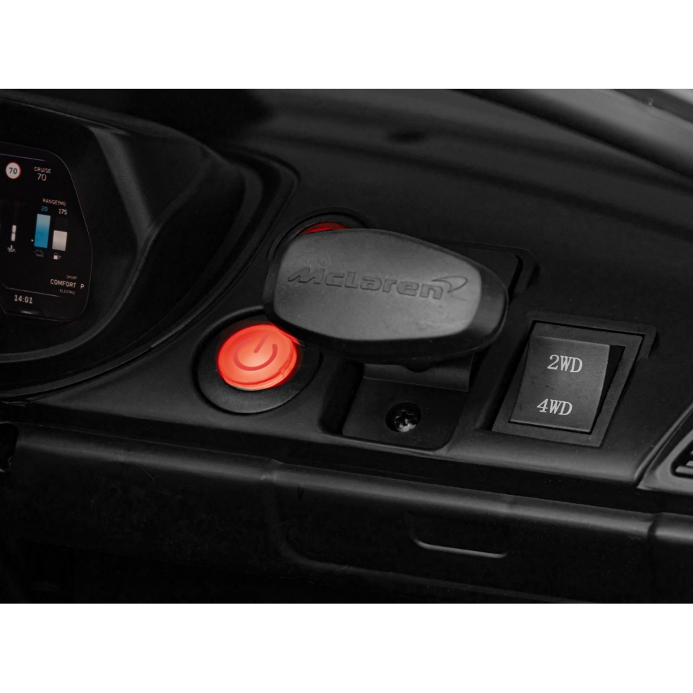 Elektromobilis Mclaren Arthur, Black-Elektromobiliai vaikams, Mašinos-e-vaikas