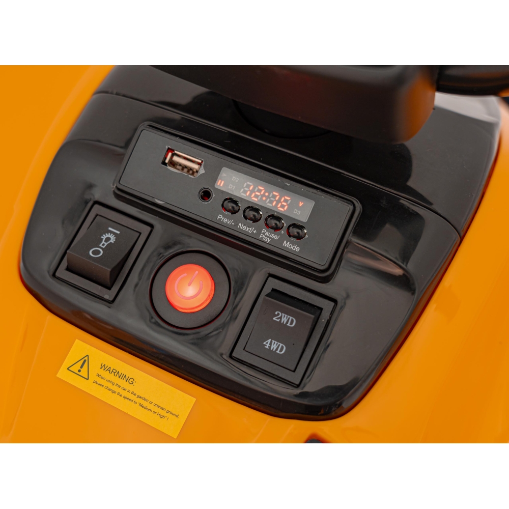 Elektrinis keturratis McLaren Racing MCL 35, Orange-Elektromobiliai vaikams, Keturračiai ir bagiai-e-vaikas